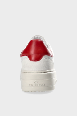 CPH72 leather mix white/red - alternative 3