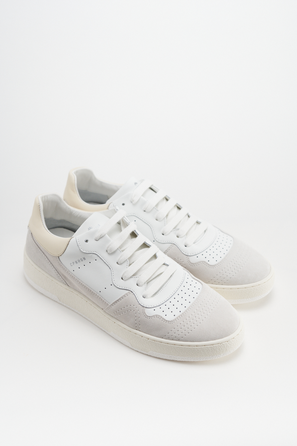 CPH461M leather mix white/butter