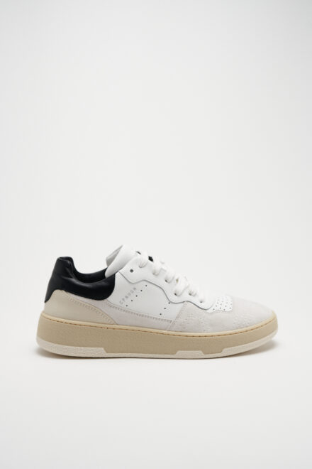 CPH461 leather mix white/black