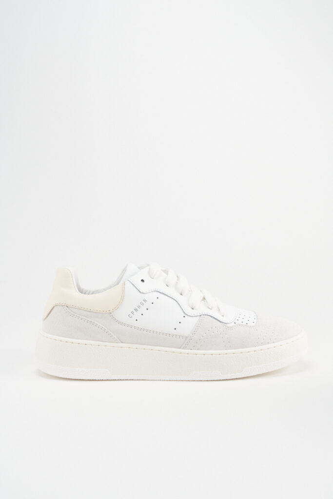 CPH461 leather mix white/butter - alternative 1