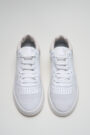 CPH461 leather mix white/butter - alternative 2