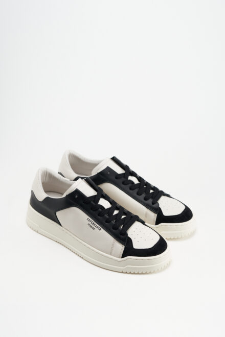 CPH166M leather mix cream beige/black