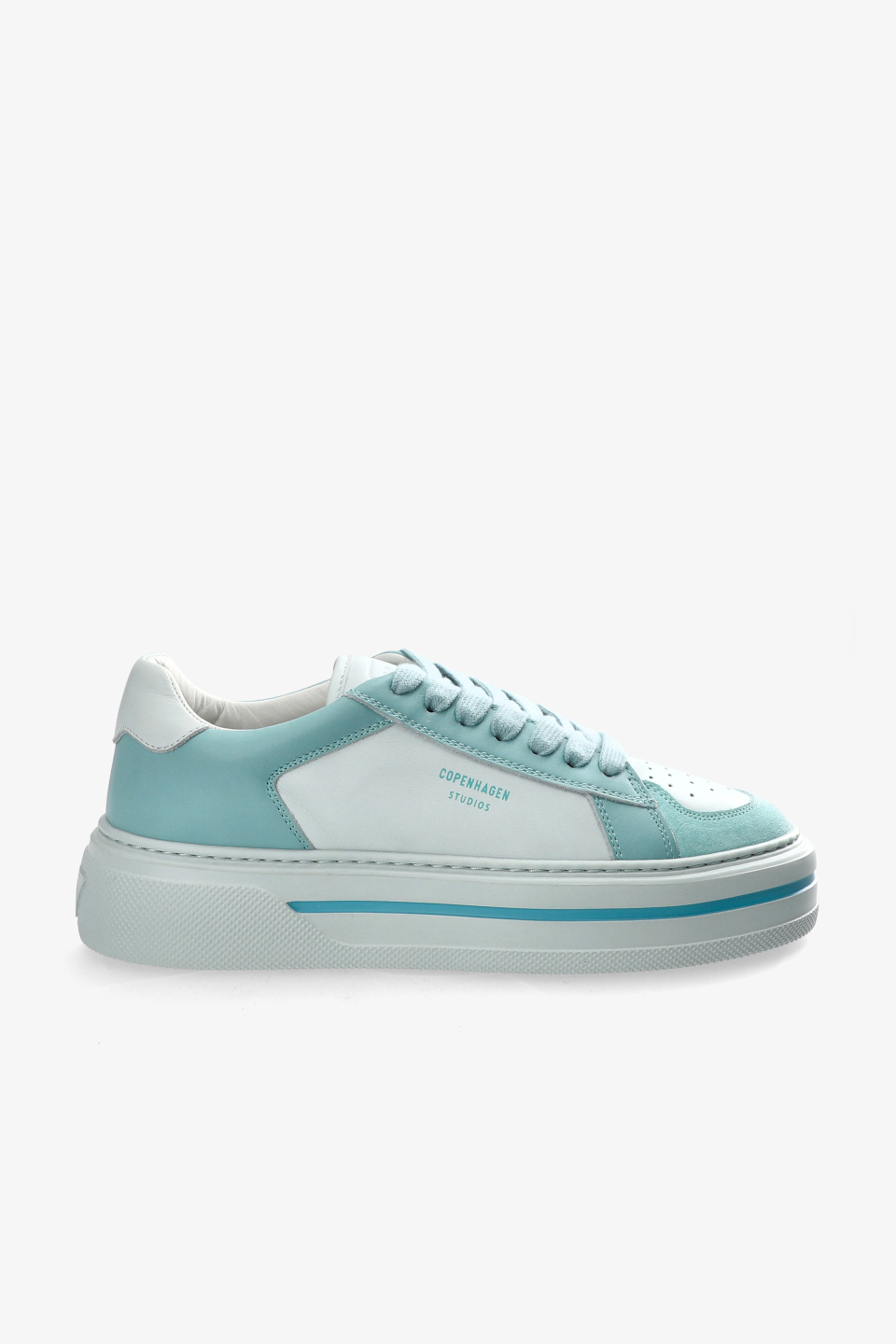 CPH181 leather mix aqua