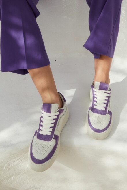 CPH264 leather mix white/purple - alternative