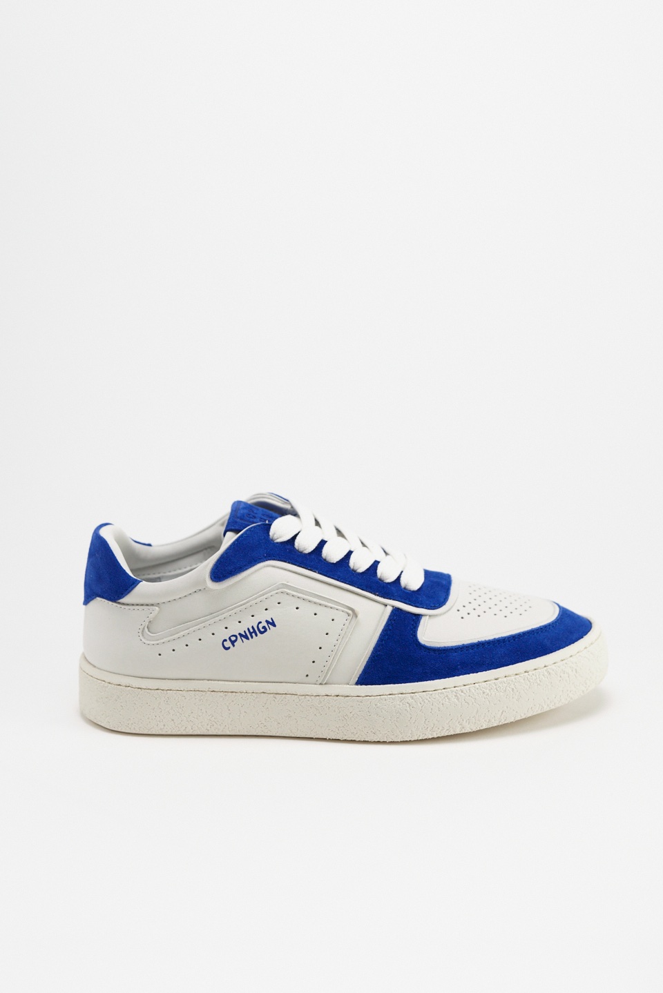 CPH264 leather mix white/blue