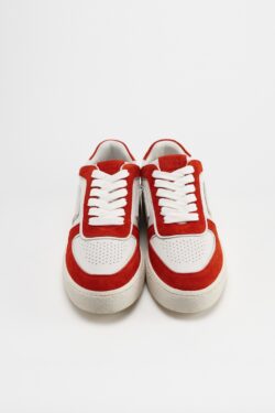 CPH264 leather mix white/red - alternative 2