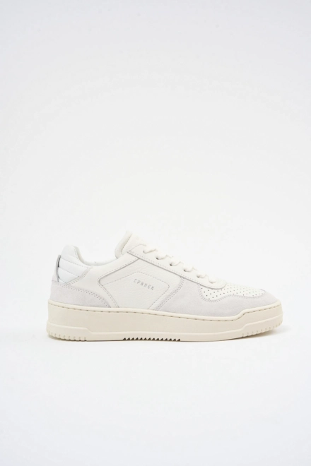 CPH166 leather mix white