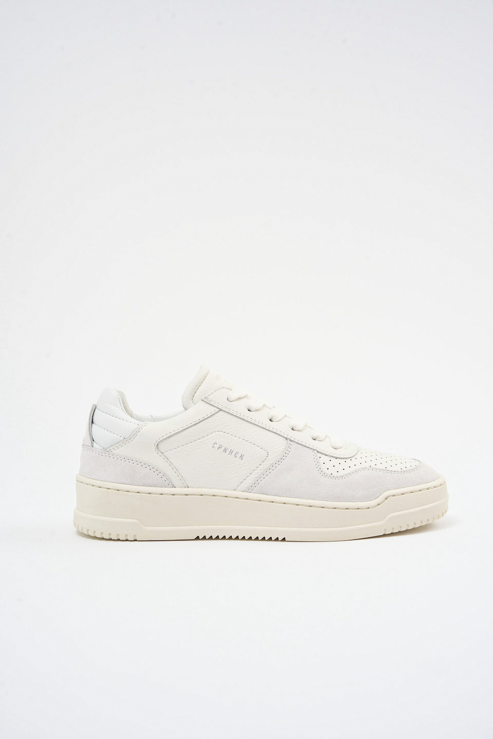 CPH166 leather mix white