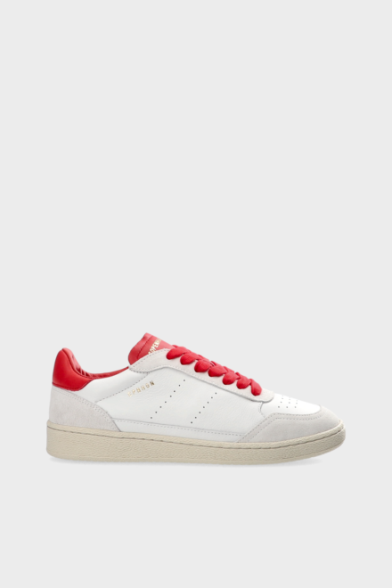 CPH255 leather mix white/red