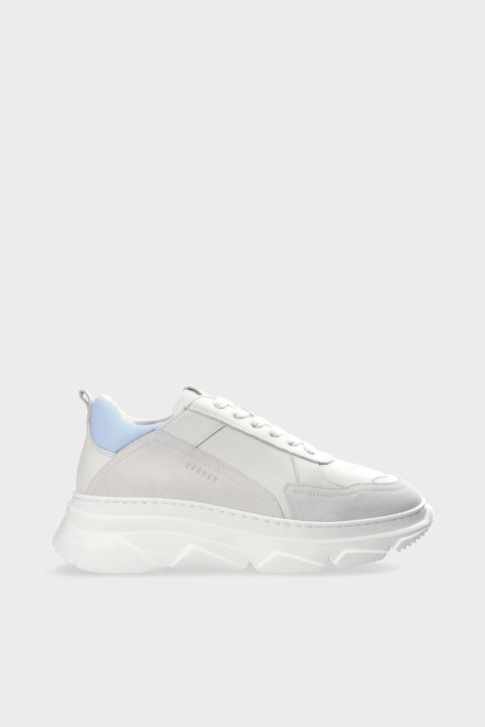 CPH40 leather mix off white/light blue
