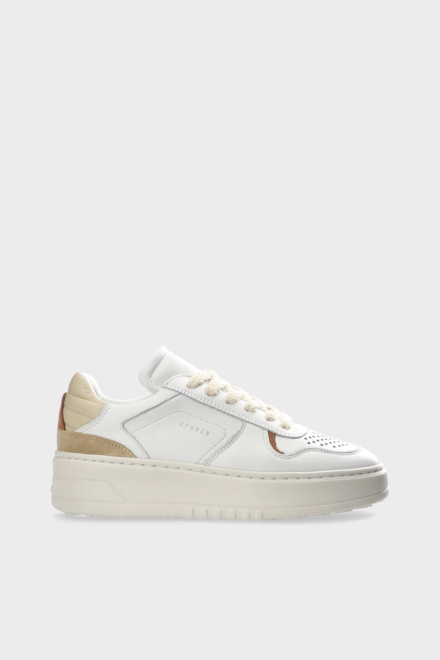 CPH76 leather mix white/beige