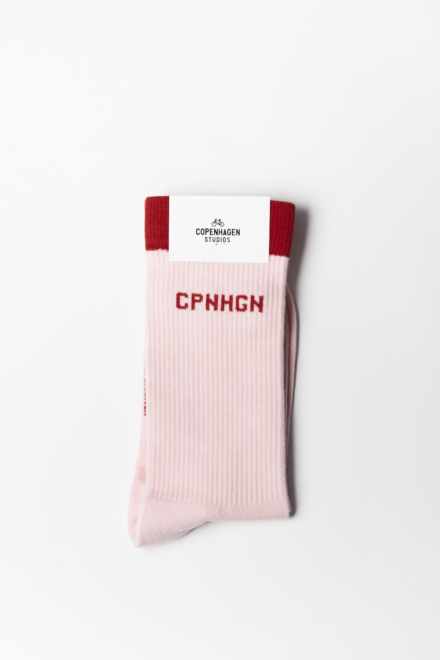 CPH SOCKS 2 cotton blend pink/red