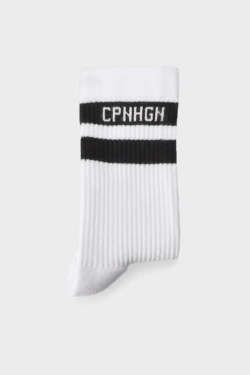 CPH SOCKS 3 - cotton blend - white/black