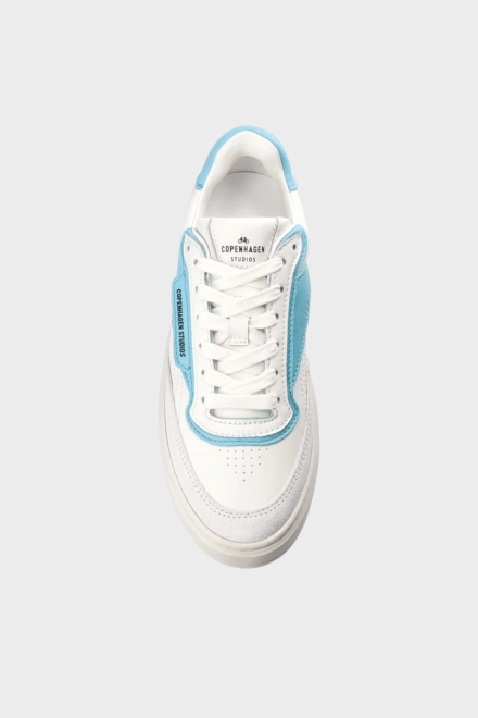 CPH89 leather mix white/turquoise - alternative