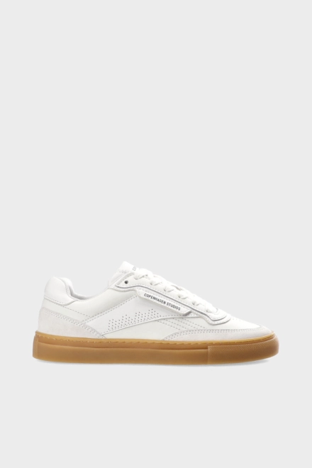 CPH90 leather mix white/caramel