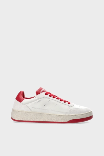 CPH27 leather mix white/red